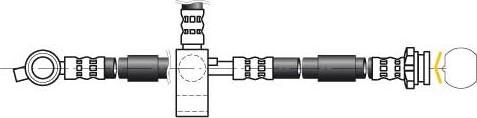 MGA F5357 - Bremžu šļūtene autodraugiem.lv
