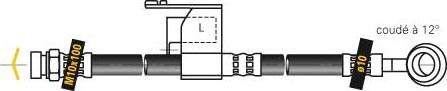 MGA F6923 - Bremžu šļūtene autodraugiem.lv