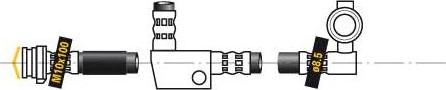 MGA F6334 - Bremžu šļūtene autodraugiem.lv