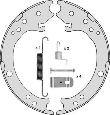 MGA M908R - Bremžu loku kompl., Stāvbremze autodraugiem.lv