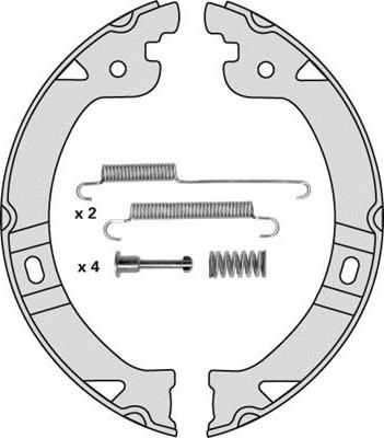 MGA M850R - Bremžu loku kompl., Stāvbremze autodraugiem.lv