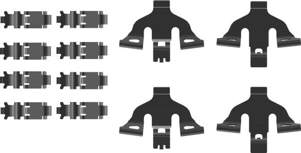 Mintex MBA0093 - Piederumu komplekts, Disku bremžu uzlikas autodraugiem.lv