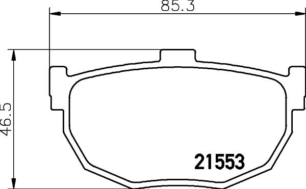 Mintex MDB1450 - Bremžu uzliku kompl., Disku bremzes autodraugiem.lv