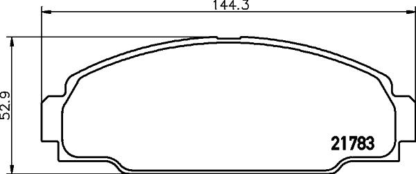 Mintex MDB1619 - Bremžu uzliku kompl., Disku bremzes autodraugiem.lv