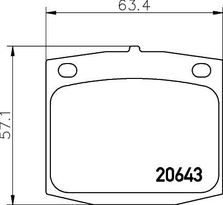 Mintex MDB1159 - Bremžu uzliku kompl., Disku bremzes autodraugiem.lv