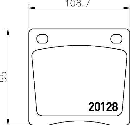 Mintex MDB1107 - Bremžu uzliku kompl., Disku bremzes autodraugiem.lv