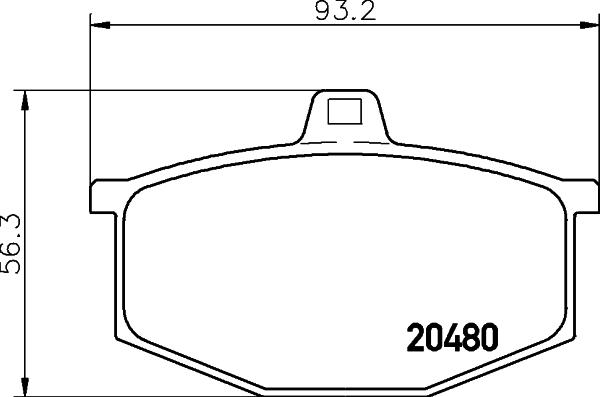 Mintex MDB1118 - Bremžu uzliku kompl., Disku bremzes autodraugiem.lv