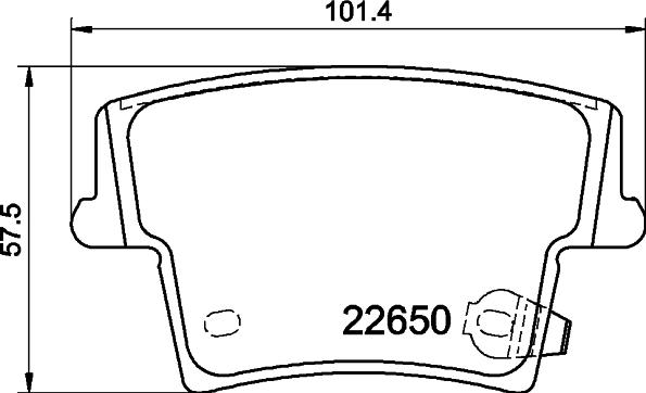 Mintex MDB3935 - Bremžu uzliku kompl., Disku bremzes autodraugiem.lv