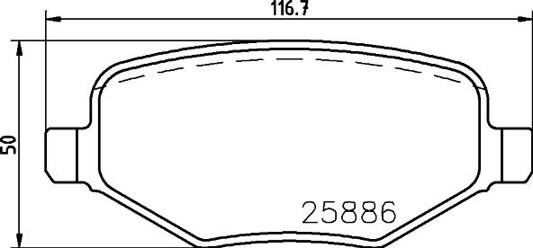 Sangsin Brake SP1717 - Bremžu uzliku kompl., Disku bremzes autodraugiem.lv