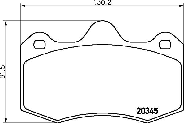 Mintex MDB2207 - Bremžu uzliku kompl., Disku bremzes autodraugiem.lv