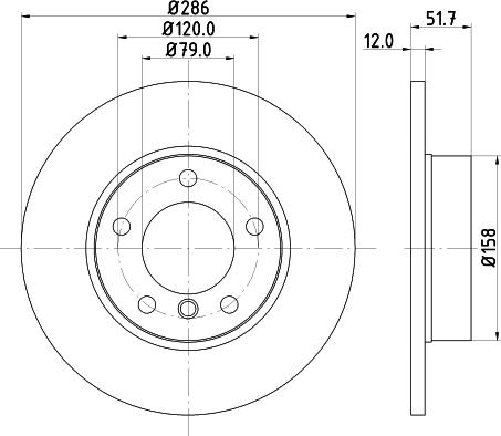 Mintex MDC622 - Bremžu diski autodraugiem.lv