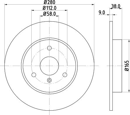 Mintex MDC1423 - Bremžu diski autodraugiem.lv