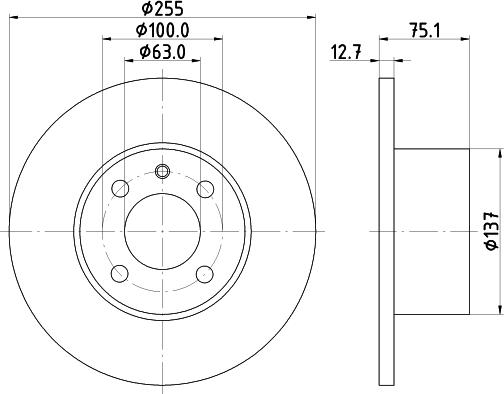 Mintex MDC164 - Bremžu diski autodraugiem.lv