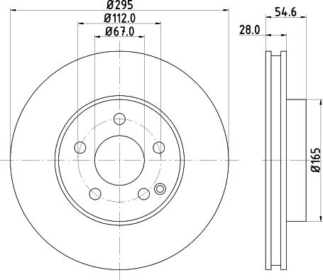 Mintex MDC1616 - Bremžu diski autodraugiem.lv