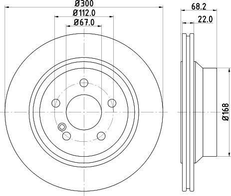 Mintex MDC1634 - Bremžu diski autodraugiem.lv