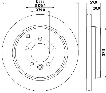 Mintex MDC1852C - Bremžu diski autodraugiem.lv