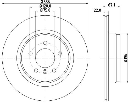 Mintex MDC1757C - Bremžu diski autodraugiem.lv
