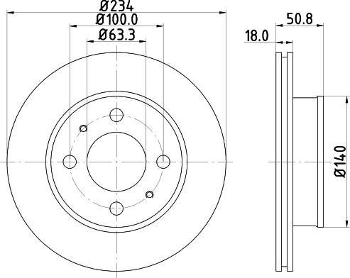 Mintex MDC1722 - Bremžu diski autodraugiem.lv