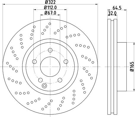 Mintex MDC2053 - Bremžu diski autodraugiem.lv