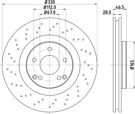 Mintex MDC2301 - Bremžu diski autodraugiem.lv