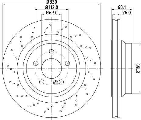 Mintex MDC2786 - Bremžu diski autodraugiem.lv