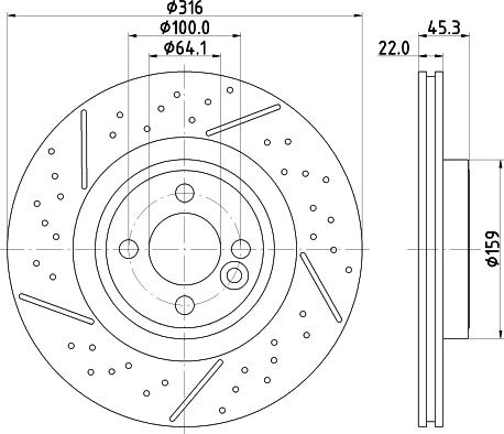 Mintex MDC2725 - Bremžu diski autodraugiem.lv