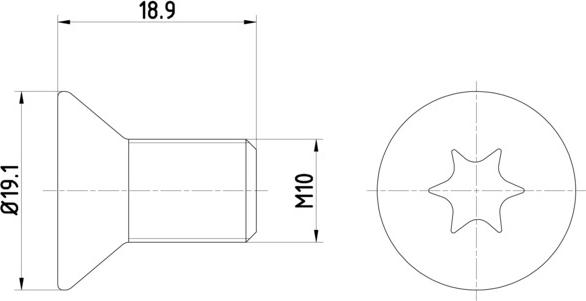 Mintex TPM0010 - Skrūve, Bremžu disks autodraugiem.lv