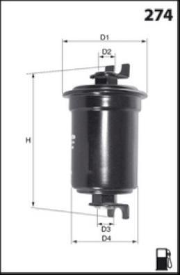 MISFAT E139 - Degvielas filtrs autodraugiem.lv