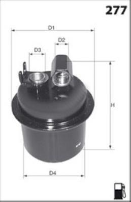 MISFAT E123 - Degvielas filtrs autodraugiem.lv