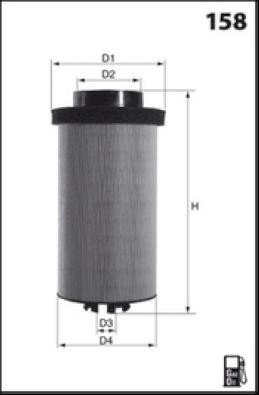 MISFAT F011 - Degvielas filtrs autodraugiem.lv