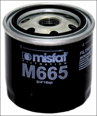 MISFAT M665 - Degvielas filtrs autodraugiem.lv