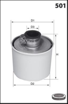 MISFAT R091 - Gaisa filtrs, Kompresors-Ieplūstošais gaiss autodraugiem.lv