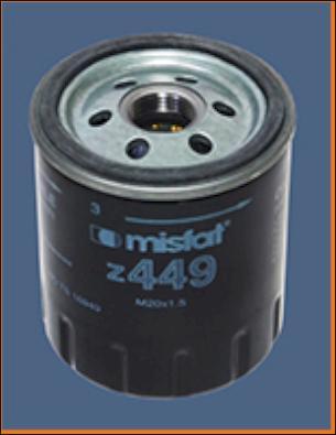 MISFAT Z449 - Eļļas filtrs autodraugiem.lv