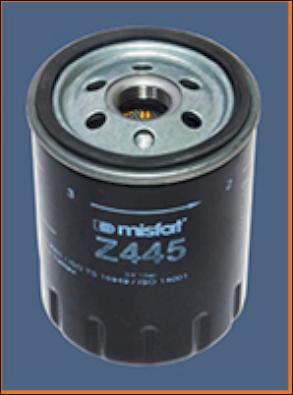 MISFAT Z445 - Eļļas filtrs autodraugiem.lv