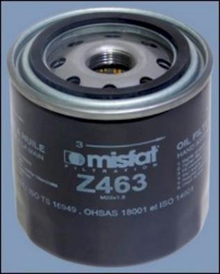 MISFAT Z463 - Eļļas filtrs autodraugiem.lv