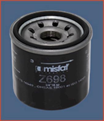 MISFAT Z698 - Eļļas filtrs autodraugiem.lv