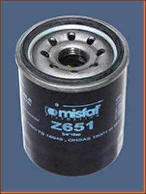MISFAT Z651 - Eļļas filtrs autodraugiem.lv