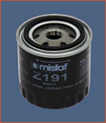 MISFAT Z191 - Eļļas filtrs autodraugiem.lv