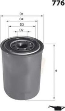 MISFAT Z163 - Eļļas filtrs autodraugiem.lv