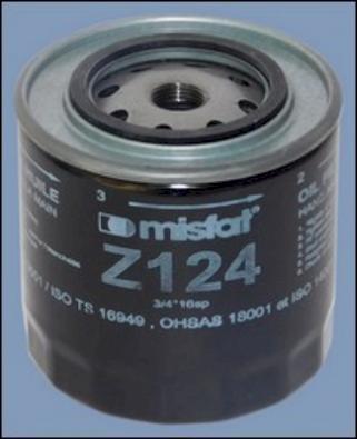 MISFAT Z124 - Eļļas filtrs autodraugiem.lv