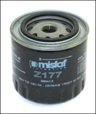 MISFAT Z177 - Eļļas filtrs autodraugiem.lv
