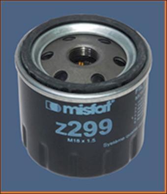 MISFAT Z299 - Eļļas filtrs autodraugiem.lv