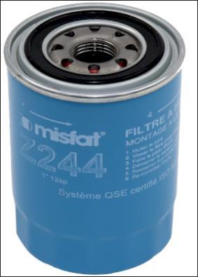 MISFAT Z244 - Eļļas filtrs autodraugiem.lv