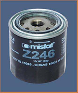MISFAT Z246 - Eļļas filtrs autodraugiem.lv