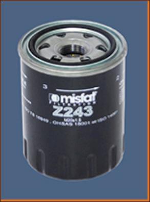 MISFAT Z243 - Eļļas filtrs autodraugiem.lv