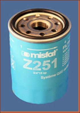 MISFAT Z251 - Eļļas filtrs autodraugiem.lv
