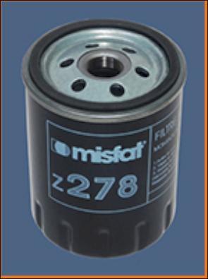 MISFAT Z278 - Eļļas filtrs autodraugiem.lv