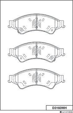 Brake Engineering PA2021 - Bremžu uzliku kompl., Disku bremzes autodraugiem.lv