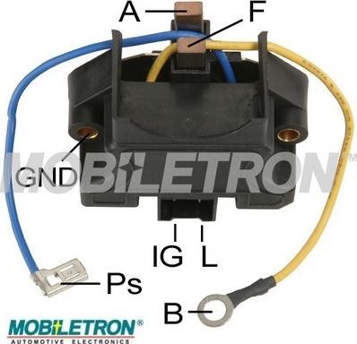Mobiletron VR-PR123 - Ģeneratora sprieguma regulators autodraugiem.lv