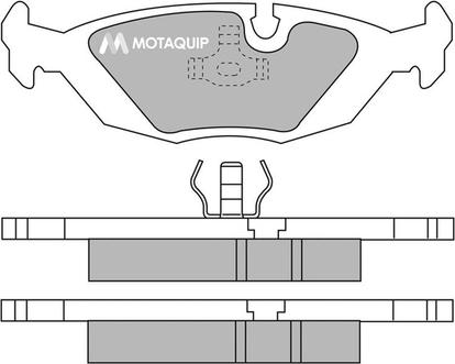 Motaquip LVXL433 - Bremžu uzliku kompl., Disku bremzes autodraugiem.lv